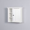 Bathroom Wooden Wall Cabinet with a Door 20.86x5.71x20 inch