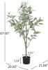 47.2 Inch Artificial Eucalyptus Leaves Bonsai