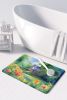 Massachusetts Mayflowers in Watercolor Memory Foam Kitchen Mat Machine Washable Anti-Fatigue Mat Cushion Comfort Bath Mat or Kitchen Rug