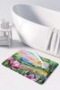 Louisiana Magnolias in Watercolor Memory Foam Kitchen Mat Machine Washable Anti-Fatigue Mat Cushion Comfort Bath Mat or Kitchen Rug