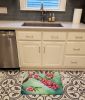 Pennsylvania Mountain Laurels in Watercolor Memory Foam Kitchen Mat Machine Washable Anti-Fatigue Mat Cushion Comfort Bath Mat or Kitchen Rug