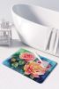 New York Roses in Watercolor Memory Foam Kitchen Mat Machine Washable Anti-Fatigue Mat Cushion Comfort Bath Mat or Kitchen Rug