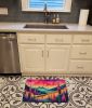 Liatris in Color Memory Foam Kitchen Mat Machine Washable Anti-Fatigue Mat Cushion Comfort Bath Mat or Kitchen Rug