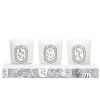 DIPTYQUE - Scented Mini Candle Discovery Set: Baies, Figuier, Roses 447739 70g x3pcs