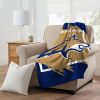 MONTANA STATE OFFICIAL NCAA "Halftone" Micro Raschel Throw Blanket; 46" x 60"