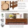 Console Sofa Table with 2 Storage Drawers and 2 Tiers Shelves